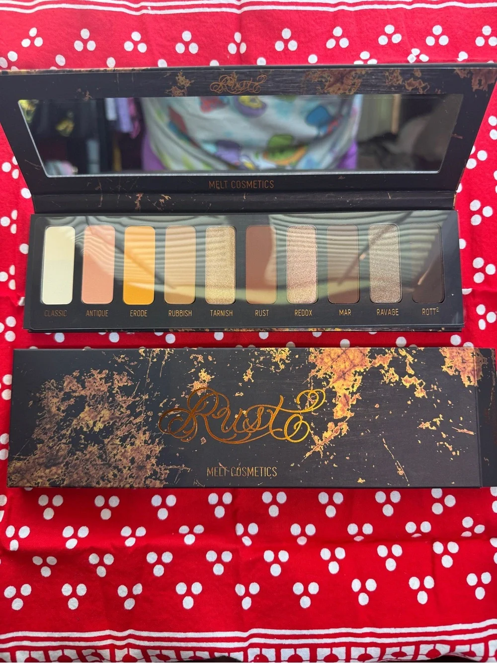 Melt Cosmetics Rust Eyeshadow Palette